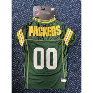 Pets First NFL Green Bay Packers Pet Team Jersey Official Team Pet Wear - XL